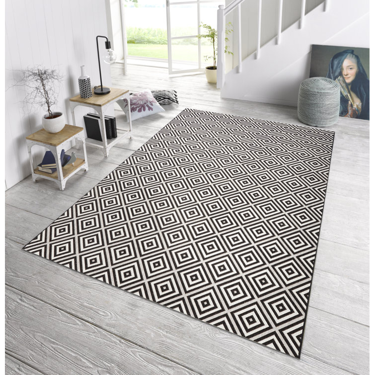 Northrugs Meadow Flatweave Black Rug & Reviews Wayfair.co.uk